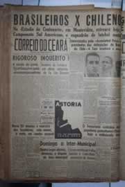Página do jornal Correio do Ceará de janeiro de 1942