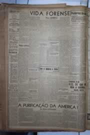 Página do jornal Correio do Ceará de janeiro de 1942