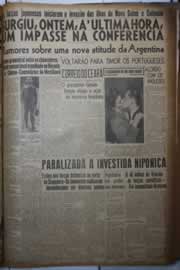 Página do jornal Correio do Ceará de janeiro de 1942
