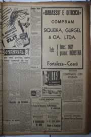 Página do jornal Correio do Ceará de janeiro de 1942