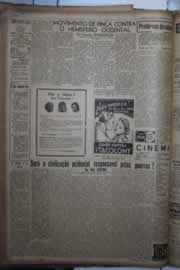 Página do jornal Correio do Ceará de janeiro de 1942