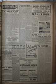 Página do jornal Correio do Ceará de fevereiro de 1942