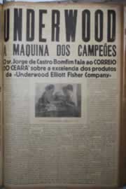 Página do jornal Correio do Ceará de março de 1942