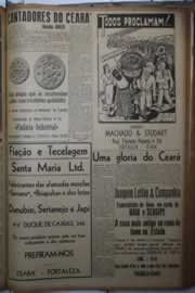 Página do jornal Correio do Ceará de março de 1942