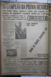 Página do jornal Correio do Ceará de março de 1942