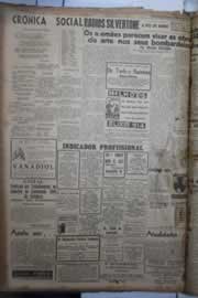Página do jornal Correio do Ceará de março de 1942