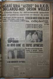 Página do jornal Correio do Ceará de março de 1942