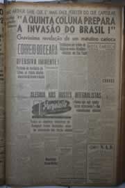 Página do jornal Correio do Ceará de março de 1942