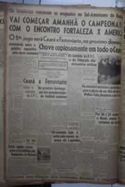 Página do jornal Correio do Ceará de março de 1942
