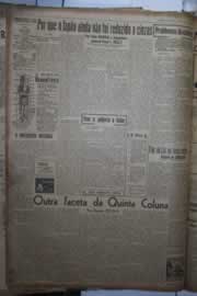 Página do jornal Correio do Ceará de março de 1942