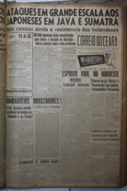 Página do jornal Correio do Ceará de março de 1942