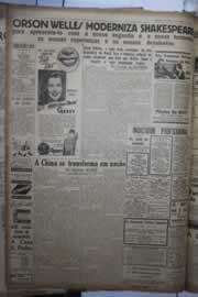 Página do jornal Correio do Ceará de março de 1942