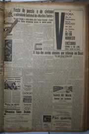 Página do jornal Correio do Ceará de março de 1942