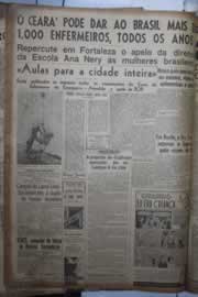 Página do jornal Correio do Ceará de março de 1942