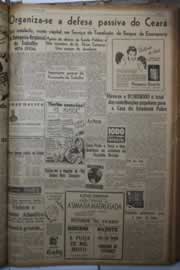 Página do jornal Correio do Ceará de março de 1942