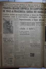Página do jornal Correio do Ceará de março de 1942