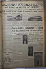 Página do jornal Correio do Ceará de março de 1942