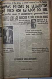 Página do jornal Correio do Ceará de abril de 1942