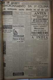 Página do jornal Correio do Ceará de abril de 1942