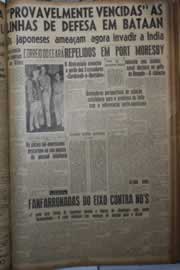 Página do jornal Correio do Ceará de abril de 1942