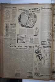 Página do jornal Correio do Ceará de abril de 1942