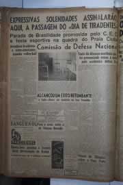 Página do jornal Correio do Ceará de abril de 1942