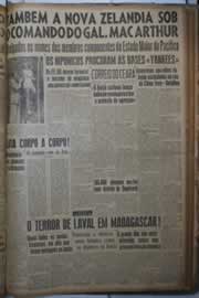 Página do jornal Correio do Ceará de abril de 1942