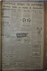 Página do jornal Correio do Ceará de abril de 1942