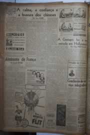 Página do jornal Correio do Ceará de maio de 1942