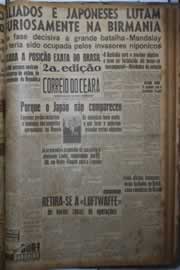 Página do jornal Correio do Ceará de maio de 1942