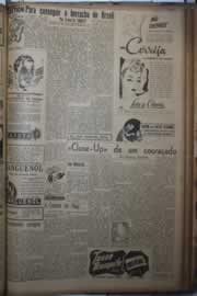 Página do jornal Correio do Ceará de maio de 1942