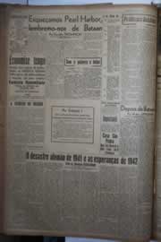 Página do jornal Correio do Ceará de maio de 1942