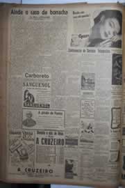 Página do jornal Correio do Ceará de maio de 1942