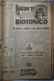 Página do jornal Correio do Ceará de maio de 1942