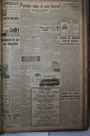 Página do jornal Correio do Ceará de maio de 1942