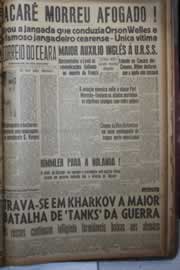 Página do jornal Correio do Ceará de maio de 1942