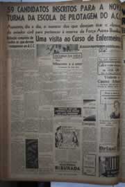 Página do jornal Correio do Ceará de maio de 1942