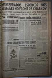 Página do jornal Correio do Ceará de maio de 1942
