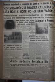 Página do jornal Correio do Ceará de maio de 1942