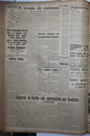 Página do jornal Correio do Ceará de maio de 1942