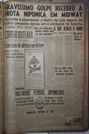 Página do jornal Correio do Ceará de junho de 1942