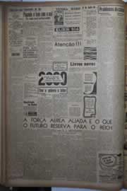 Página do jornal Correio do Ceará de junho de 1942