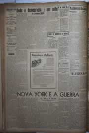 Página do jornal Correio do Ceará de junho de 1942