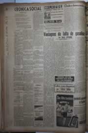 Página do jornal Correio do Ceará de junho de 1942