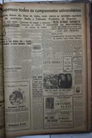 Página do jornal Correio do Ceará de junho de 1942