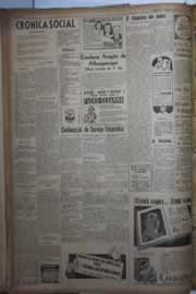 Página do jornal Correio do Ceará de junho de 1942