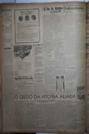 Página do jornal Correio do Ceará de junho de 1942