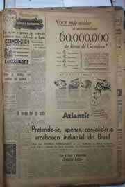 Página do jornal Correio do Ceará de junho de 1942