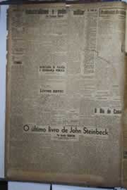 Página do jornal Correio do Ceará de julho de 1942
