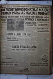 Página do jornal Correio do Ceará de julho de 1942